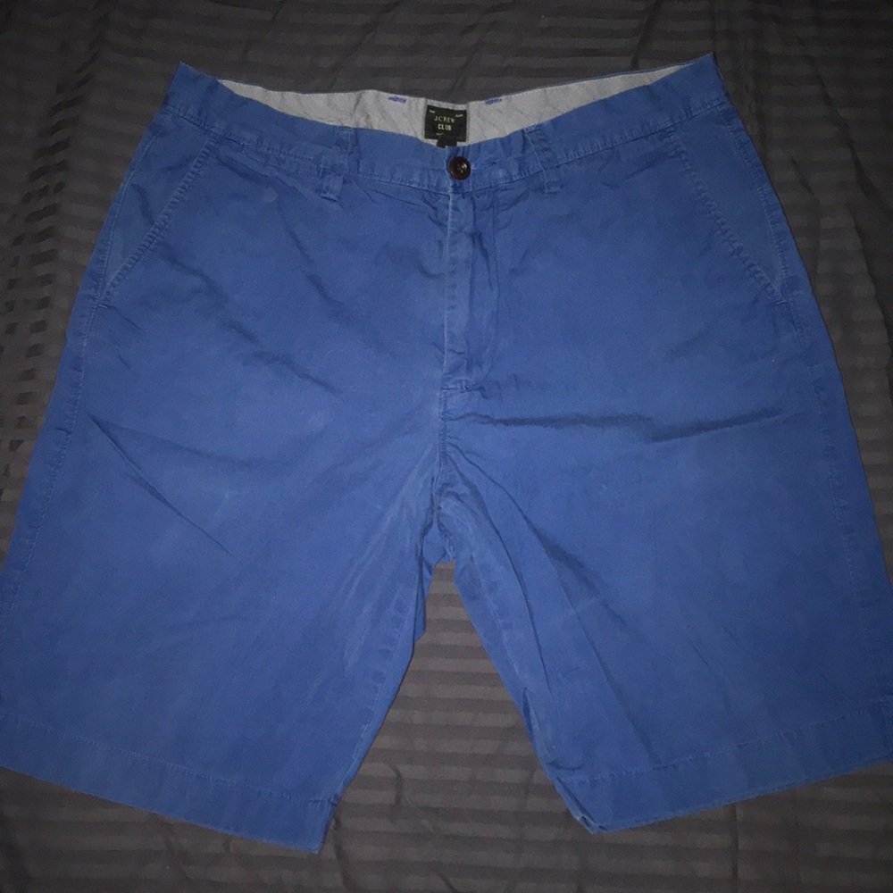 Men’s j crew blue shorts blue size 34 inseam 11